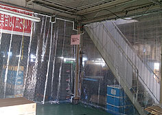 ビニールカーテン ｜ ルーフシェード、工場/倉庫の断熱・遮熱に エコ